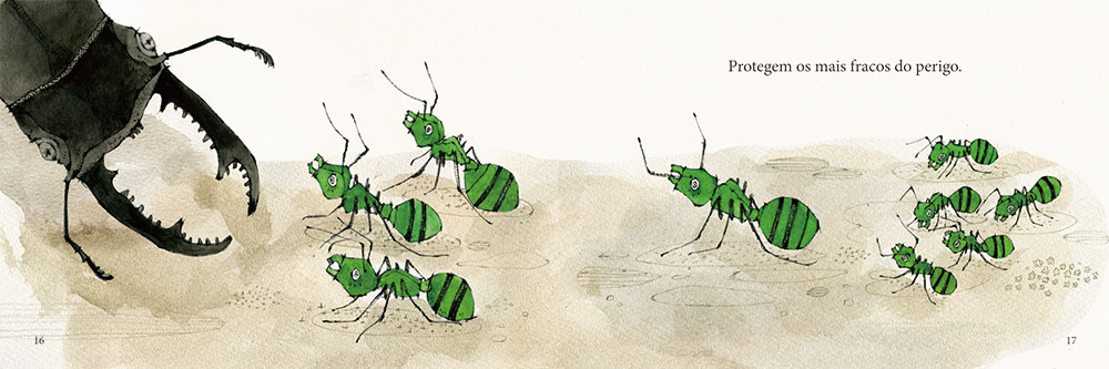 絵本 Children's book [Of Ants and Men]
